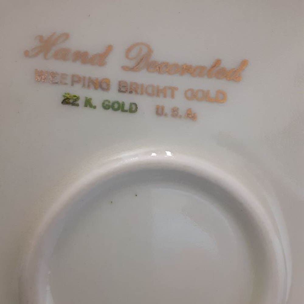 Gold decoration perfect condition